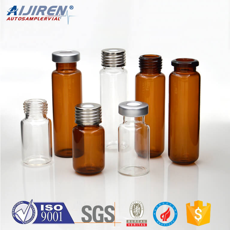flat bottom gas chromatography vials pp caps